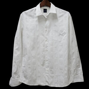 John Miller Men's Slim-Fit 100% Premium Cotton Long-Sleeves Shirt 42CM (Small)